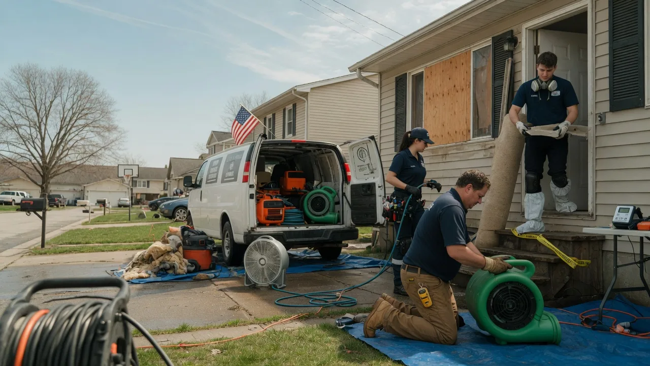 Water Damage Restoration in Burgoon, OH near me